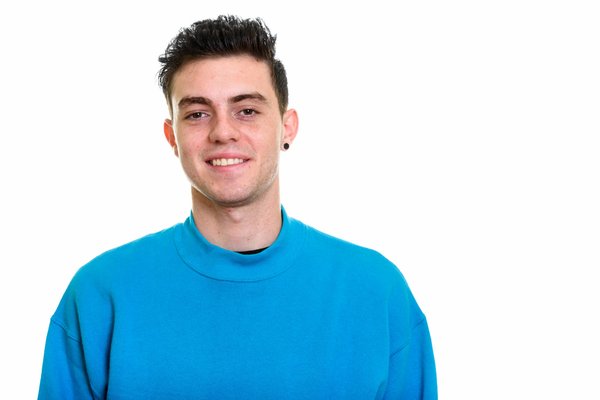 Éblouissez : boucle d'oreille perle pendante homme | stag bijoux